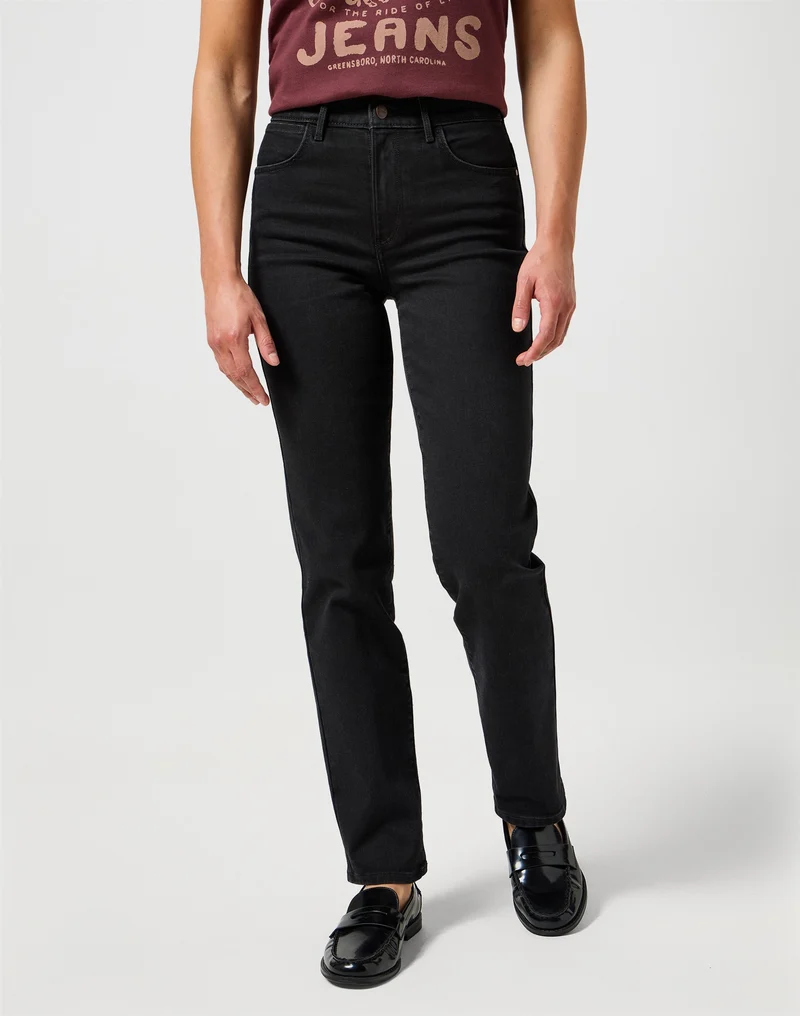STRAIGHT DRAINPIPE denim black