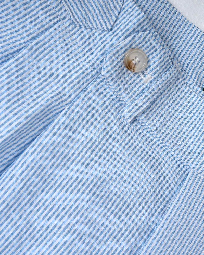 Italian Shorts Blue Stripes