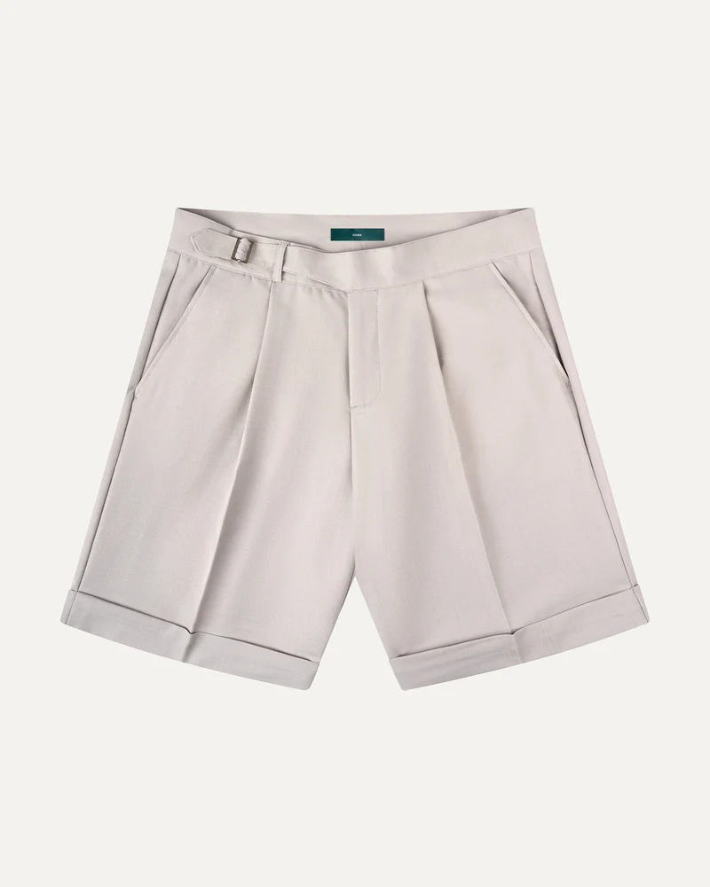 Florence Summer Shorts Gray Beige