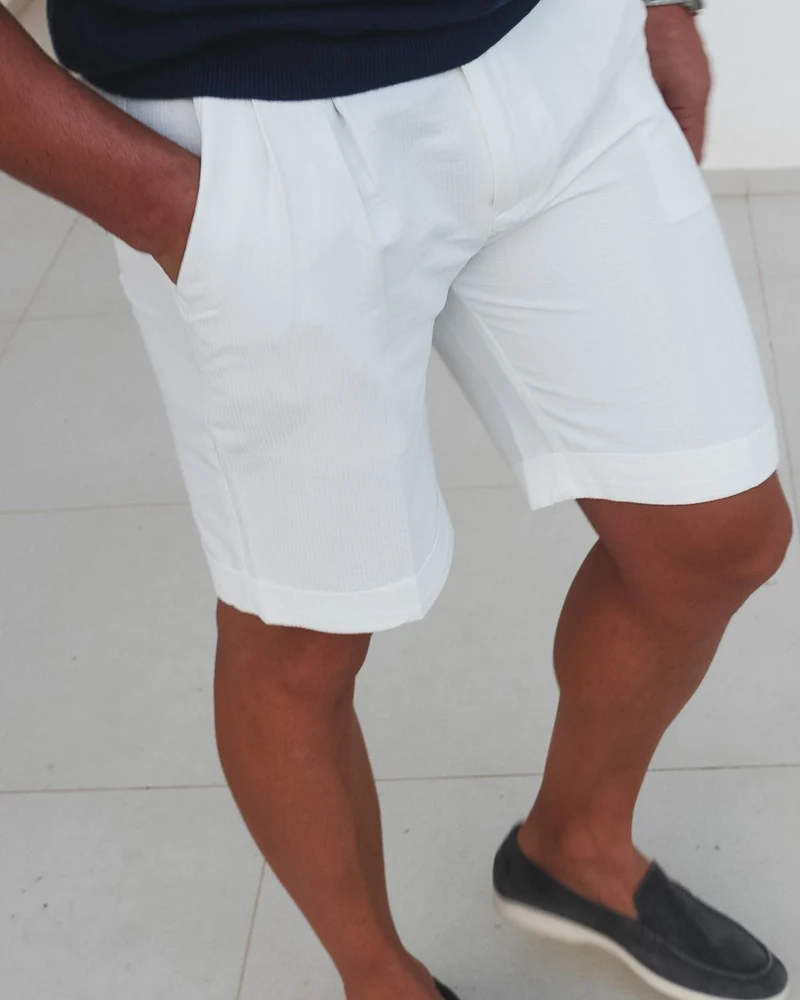 Paris Shorts Breathable White
