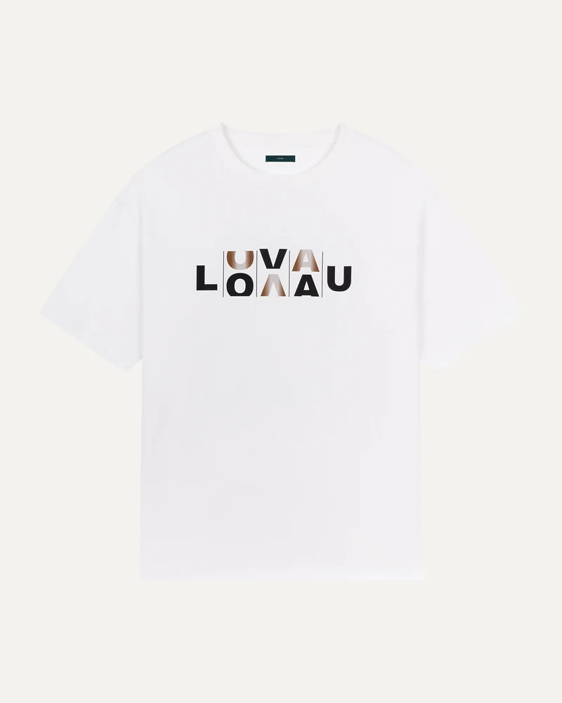 Slot Abstract T-shirt White