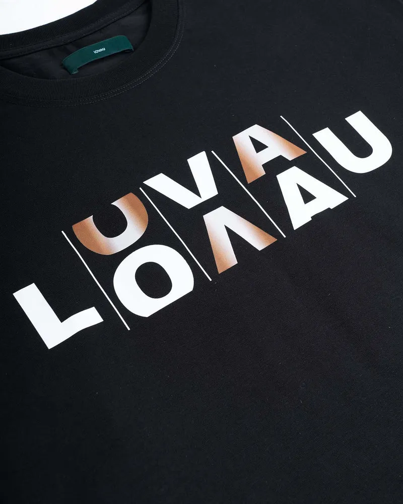 Slot Abstract T-shirt Black
