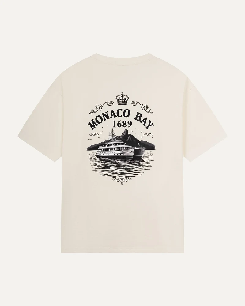Monaco Bay T-Shirt Off-White