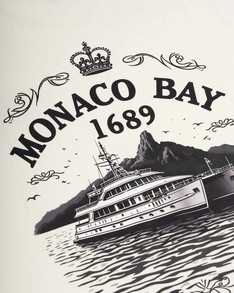 Monaco Bay T-Shirt Off-White