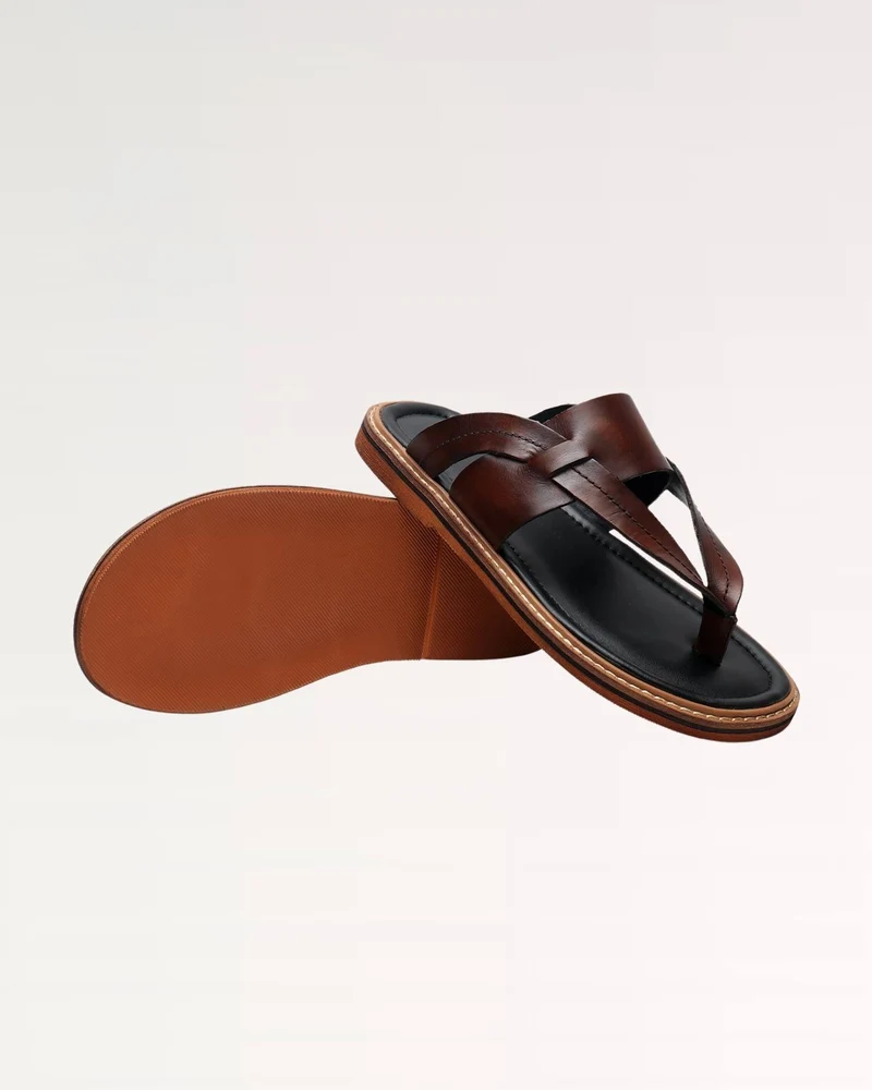 Marbella Leather Flip Flops