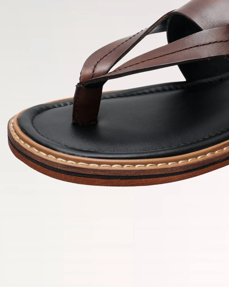 Marbella Leather Flip Flops