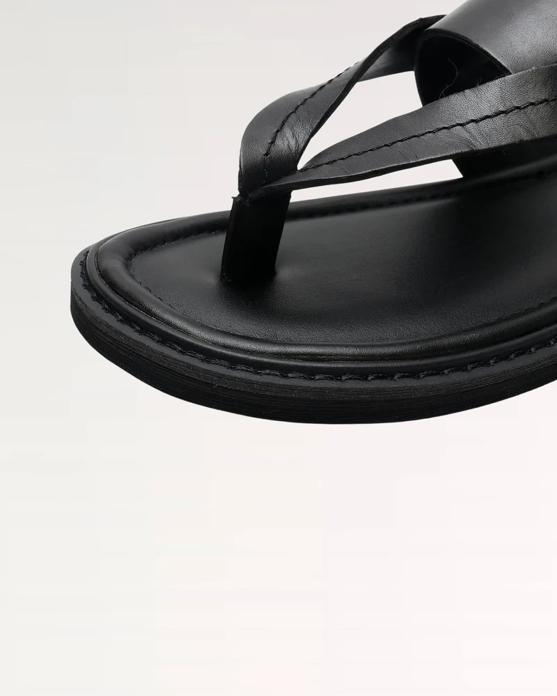 Marbella Leather Flip Flops