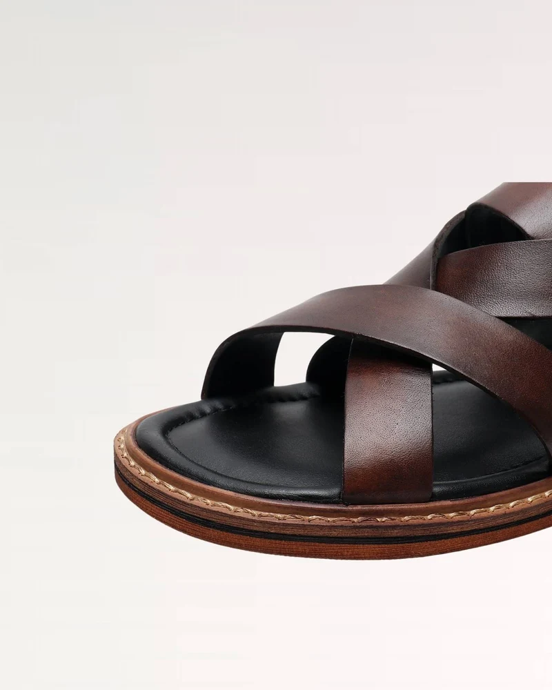 Lovau Portofino Leather Sandals