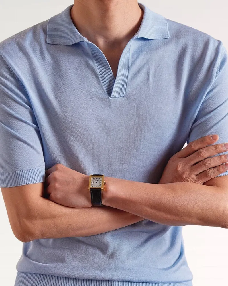 Madrid Thin Polo Mulberry Silk Slim Fit