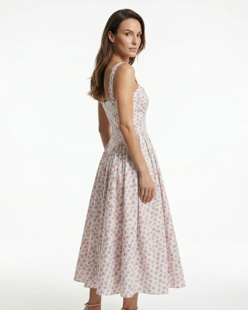 Swiss Flower Dress