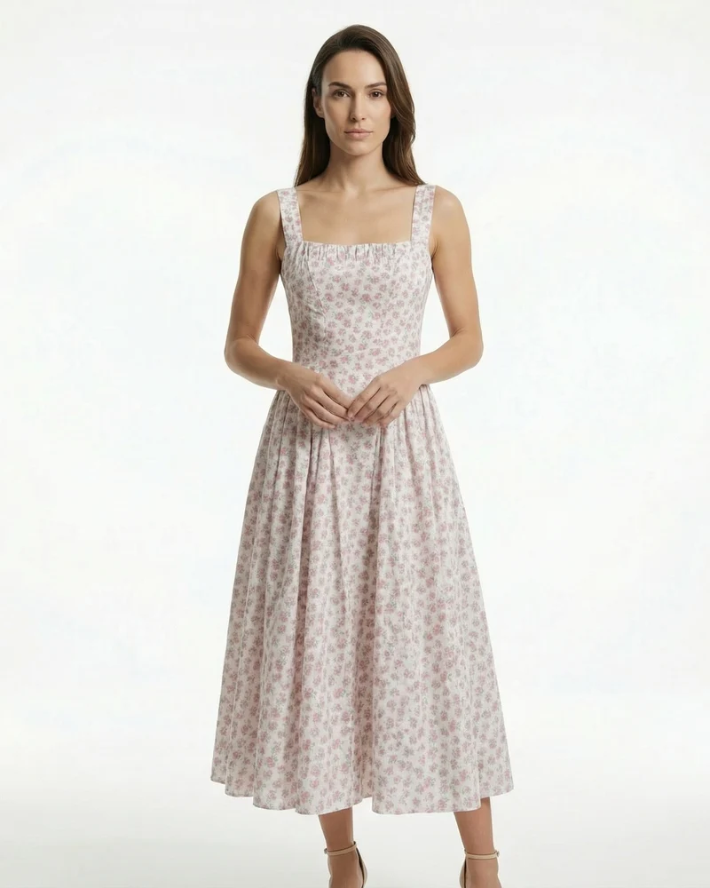Swiss Flower Dress