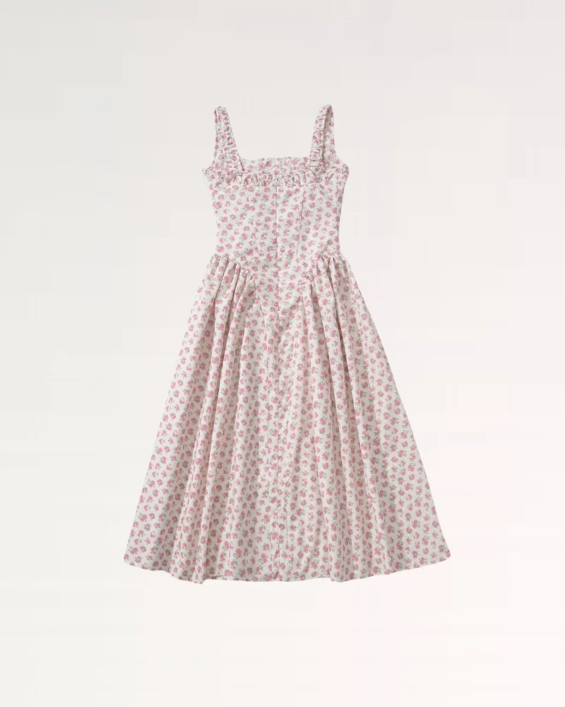 Swiss Flower Dress