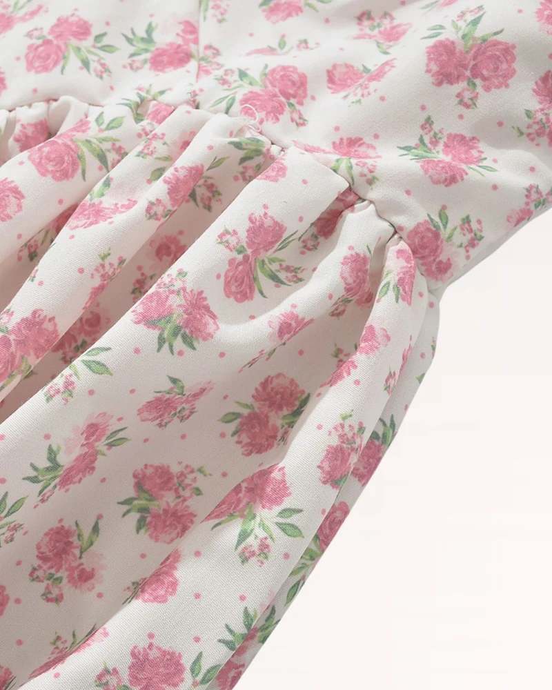 Swiss Flower Dress