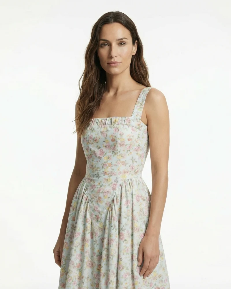 Swiss Flower Dress