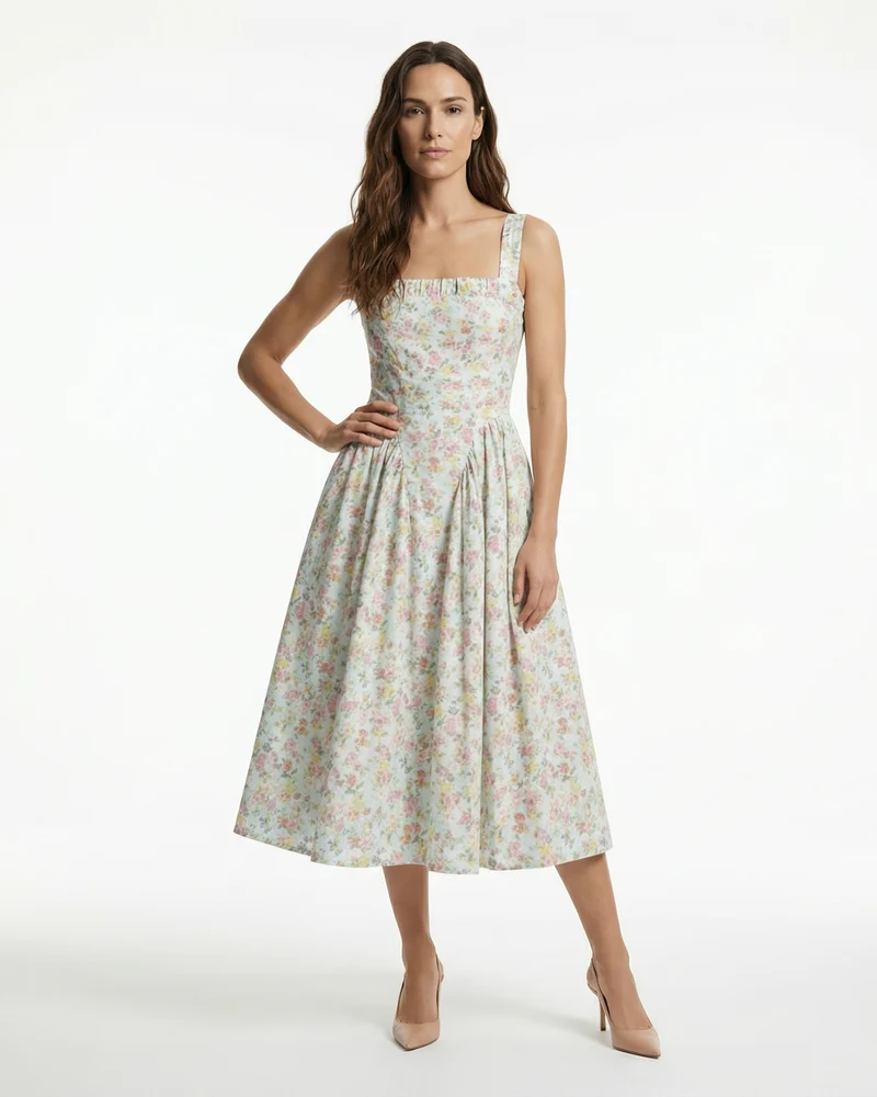 Swiss Flower Dress