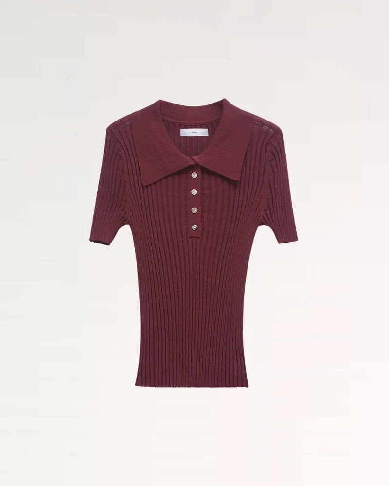 Mariah Woolen Knit Polo