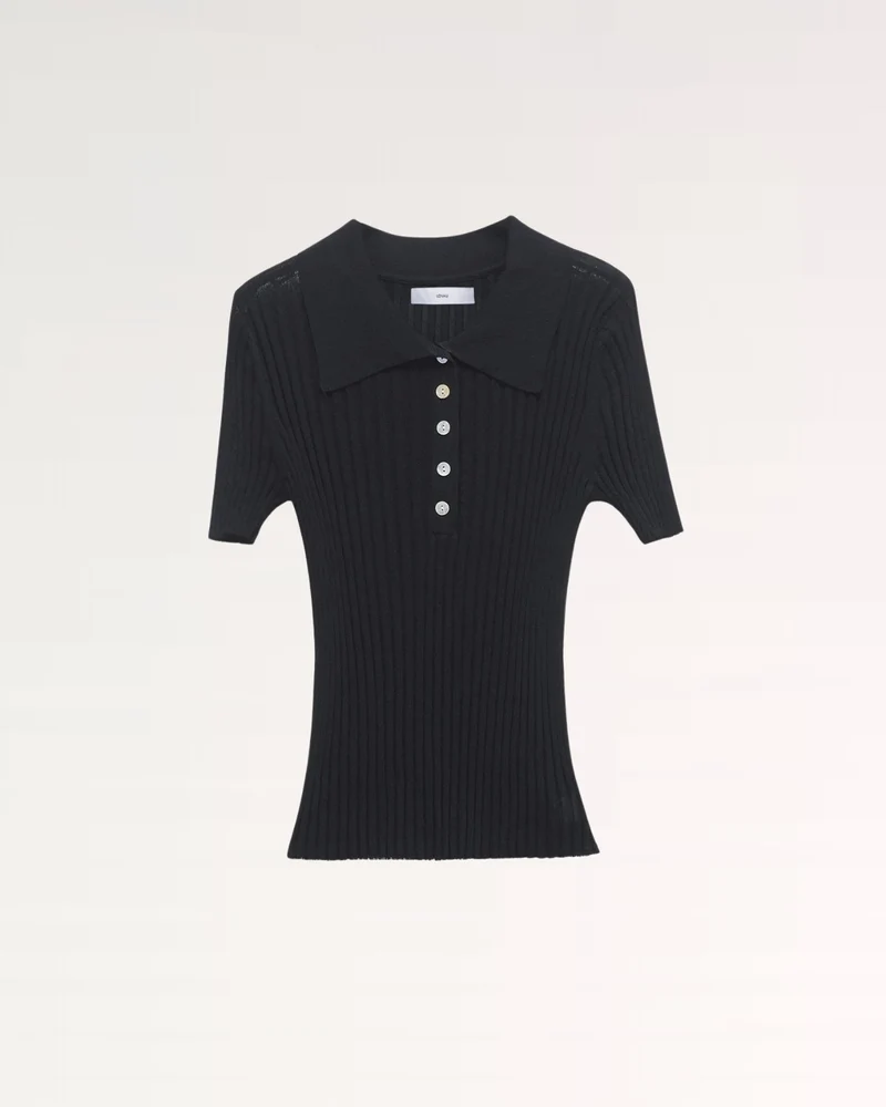 Mariah Woolen Knit Polo