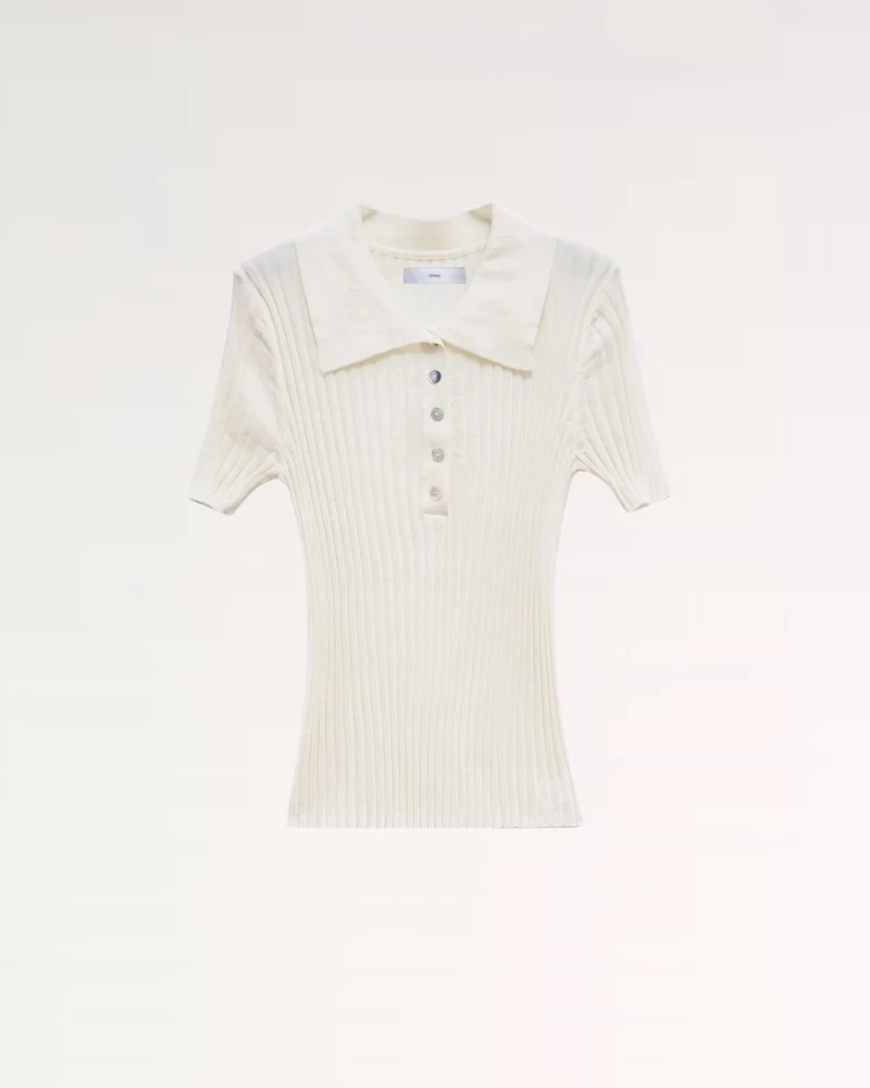 Mariah Woolen Knit Polo