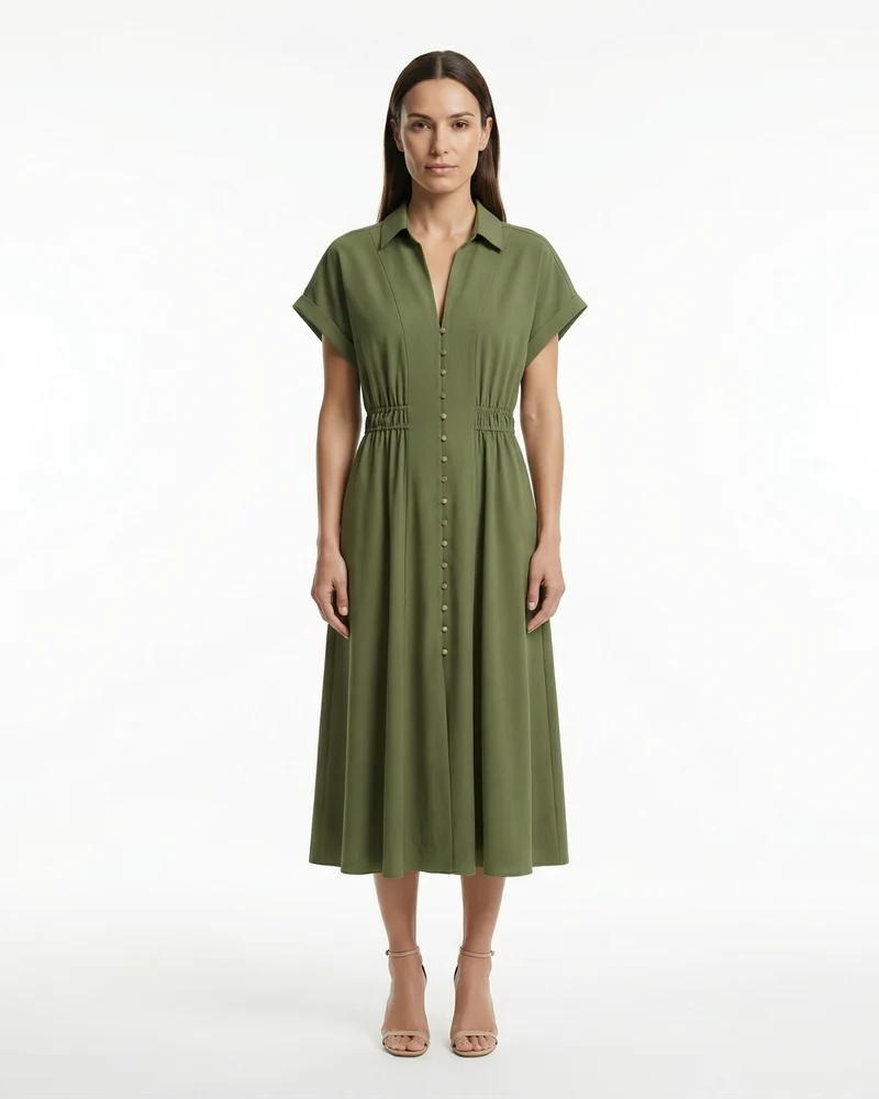 Village Waist Long Dress