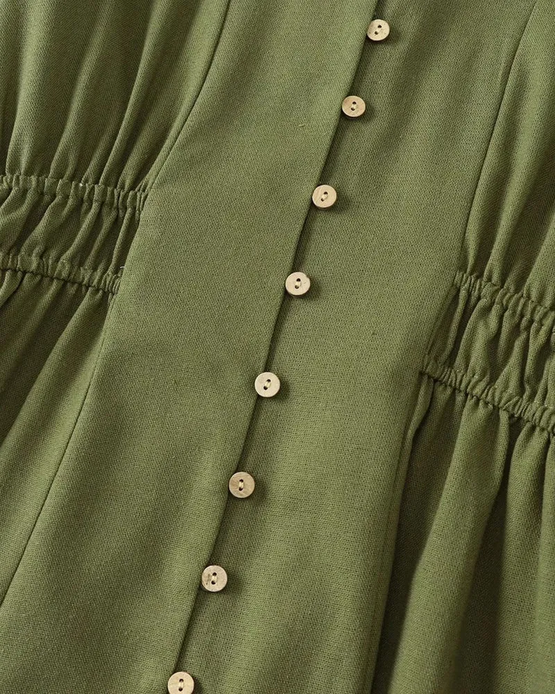 Village Waist Long Dress