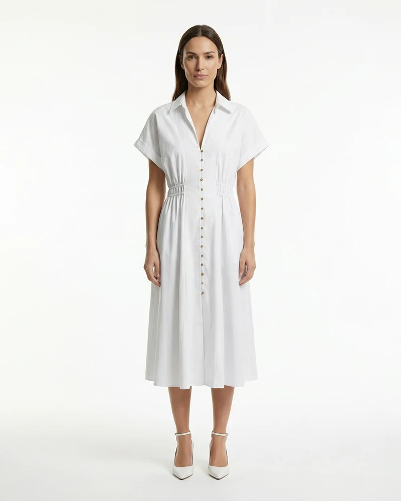 Village Waist Long Dress