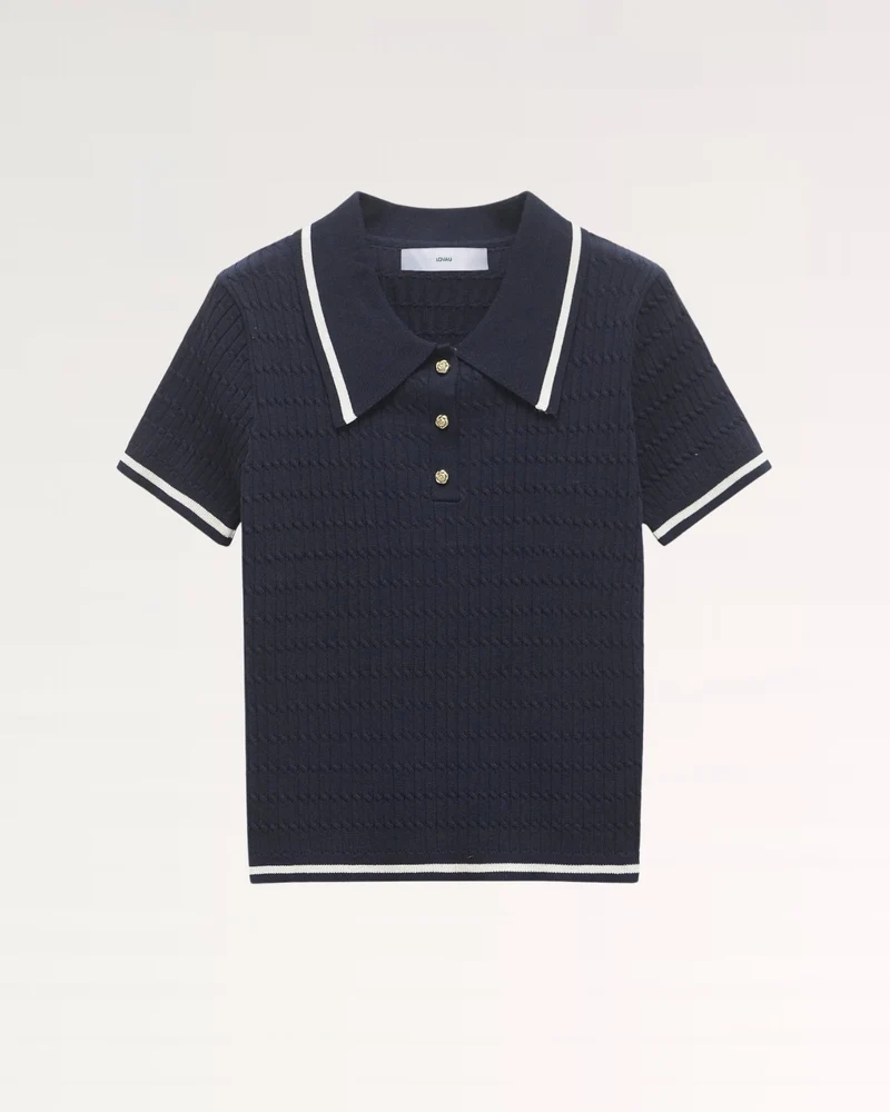 Classy Navy Woman Polo
