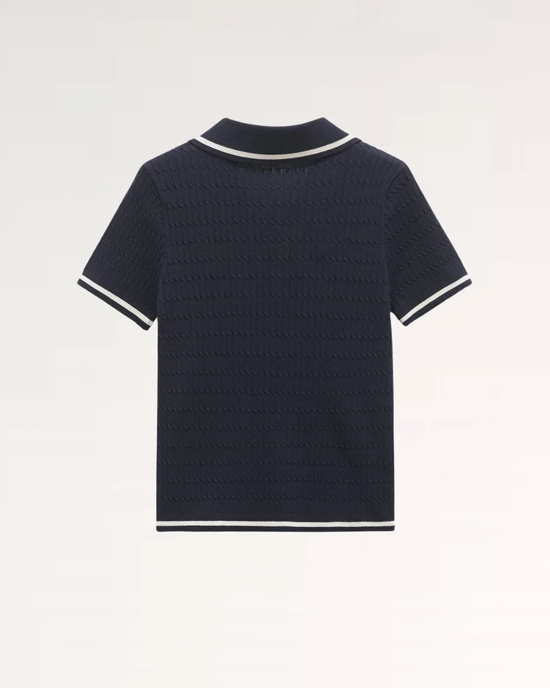 Classy Navy Woman Polo