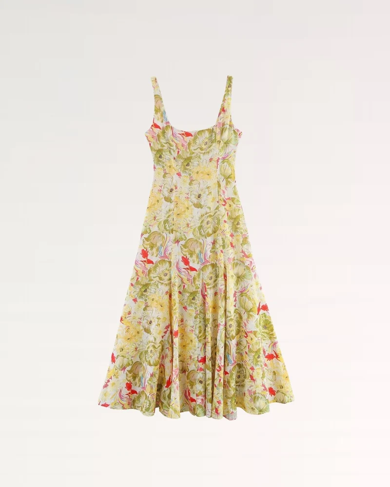 Greece Linen Blended Spring Summer Dress