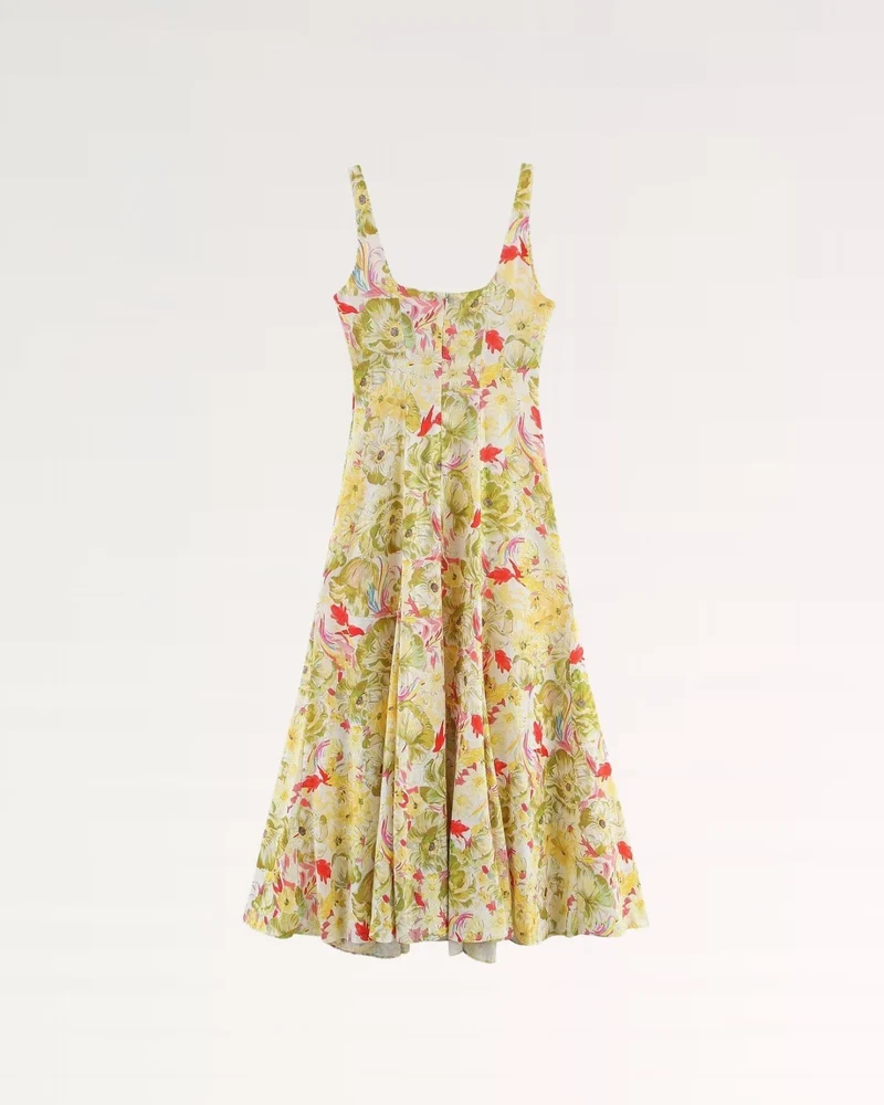 Greece Linen Blended Spring Summer Dress