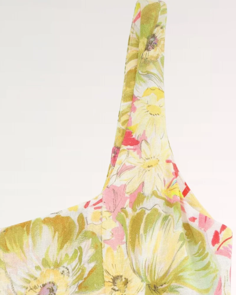 Greece Linen Blended Spring Summer Dress