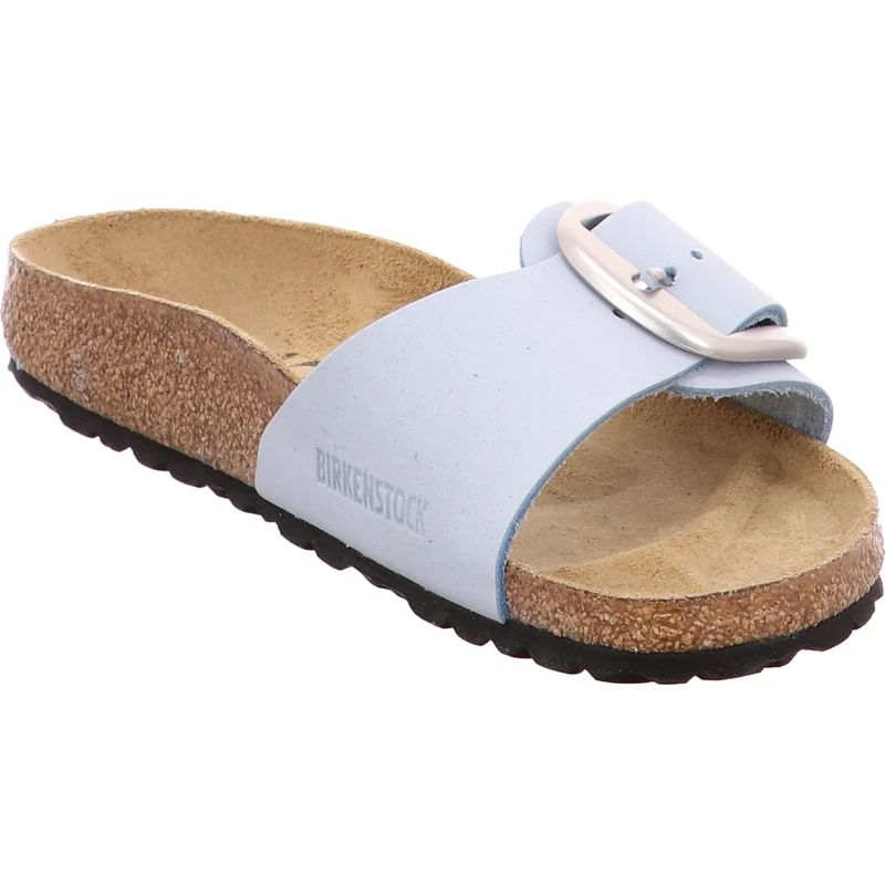 Birkenstock Pantolette Madrid Big Buckle hellblau