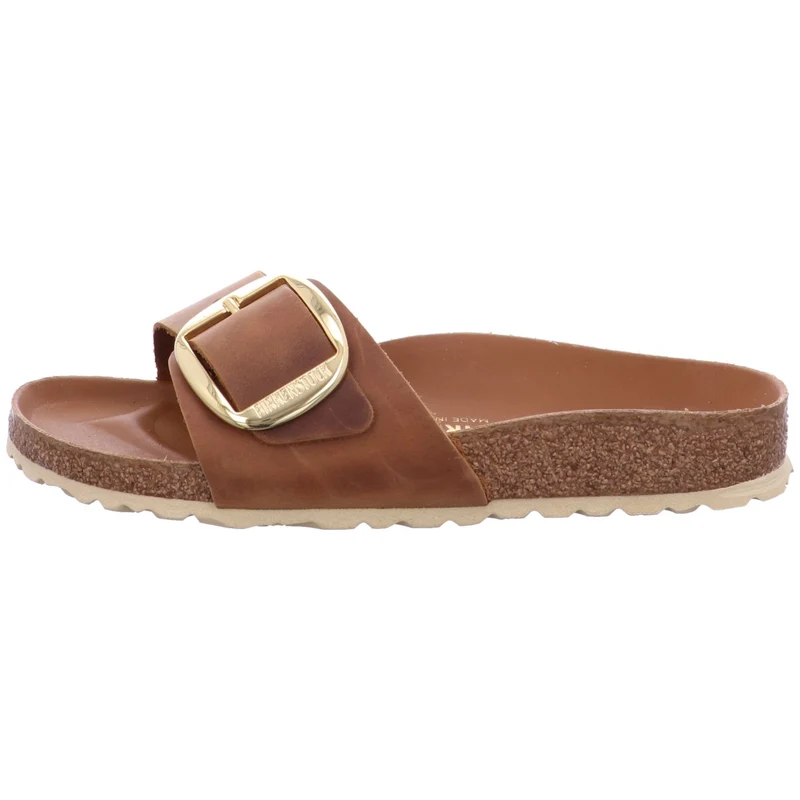 Birkenstock Pantolette Madrid Big Buckle h'braun