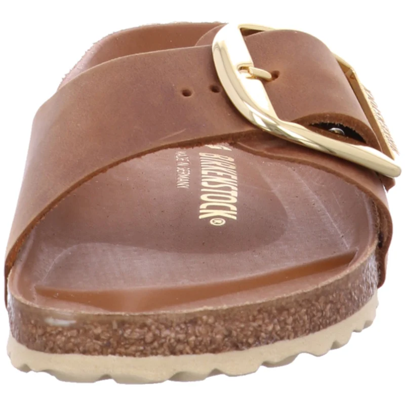 Birkenstock Pantolette Madrid Big Buckle h'braun