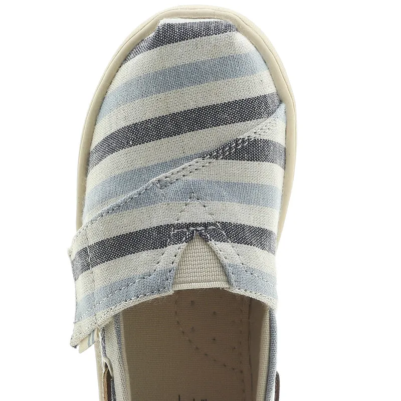 10015169 Tiny Woven Stripe Bimini navy