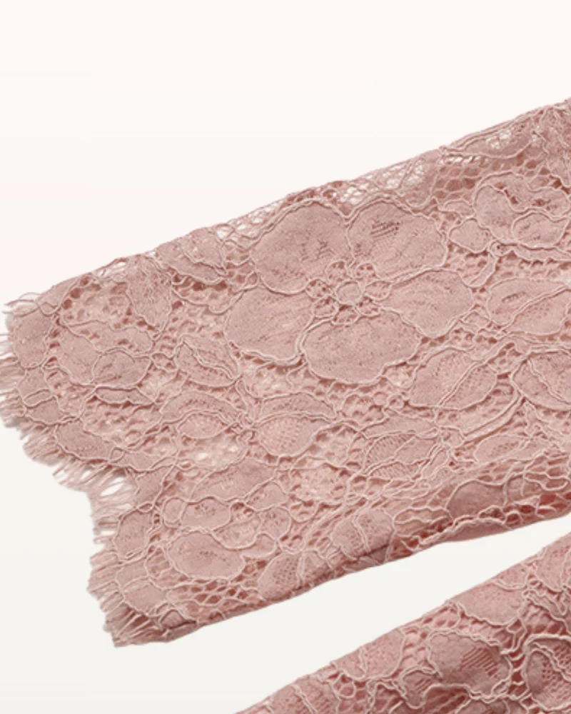 Kiara High-End Lace Pink Dress