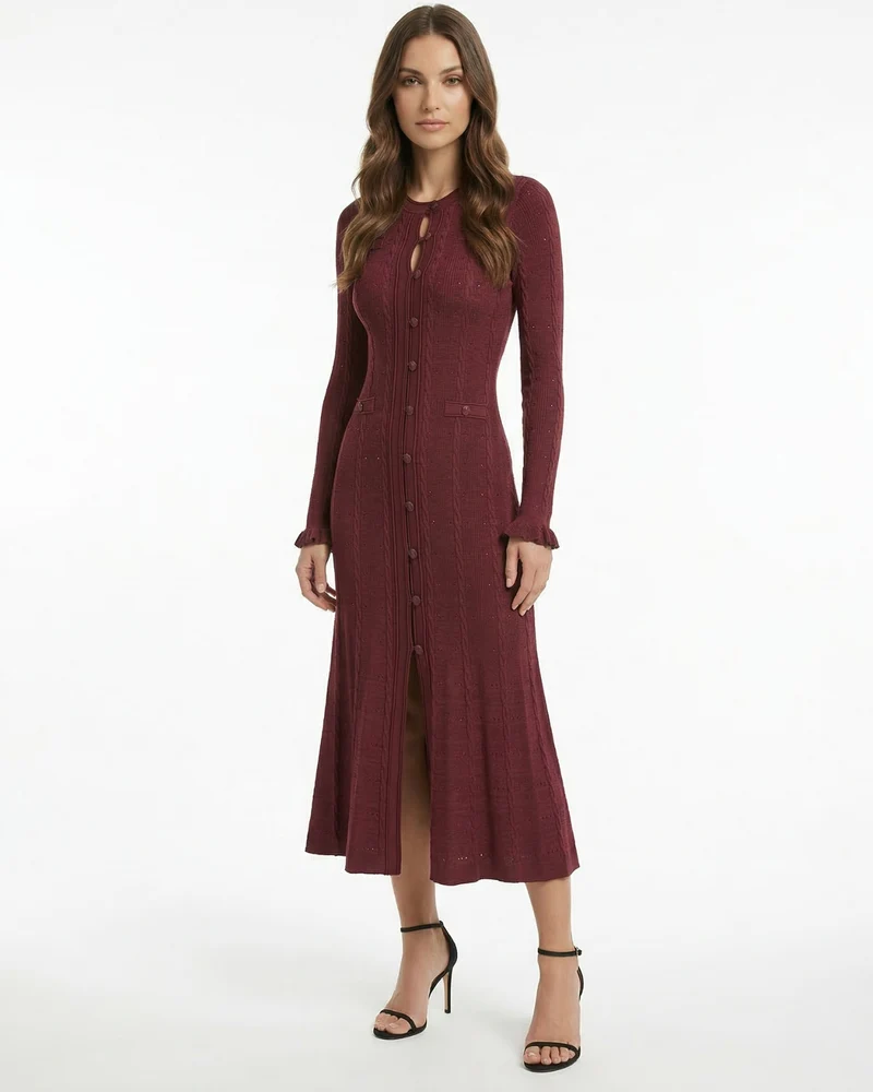 Kiara Long Knitted Dress