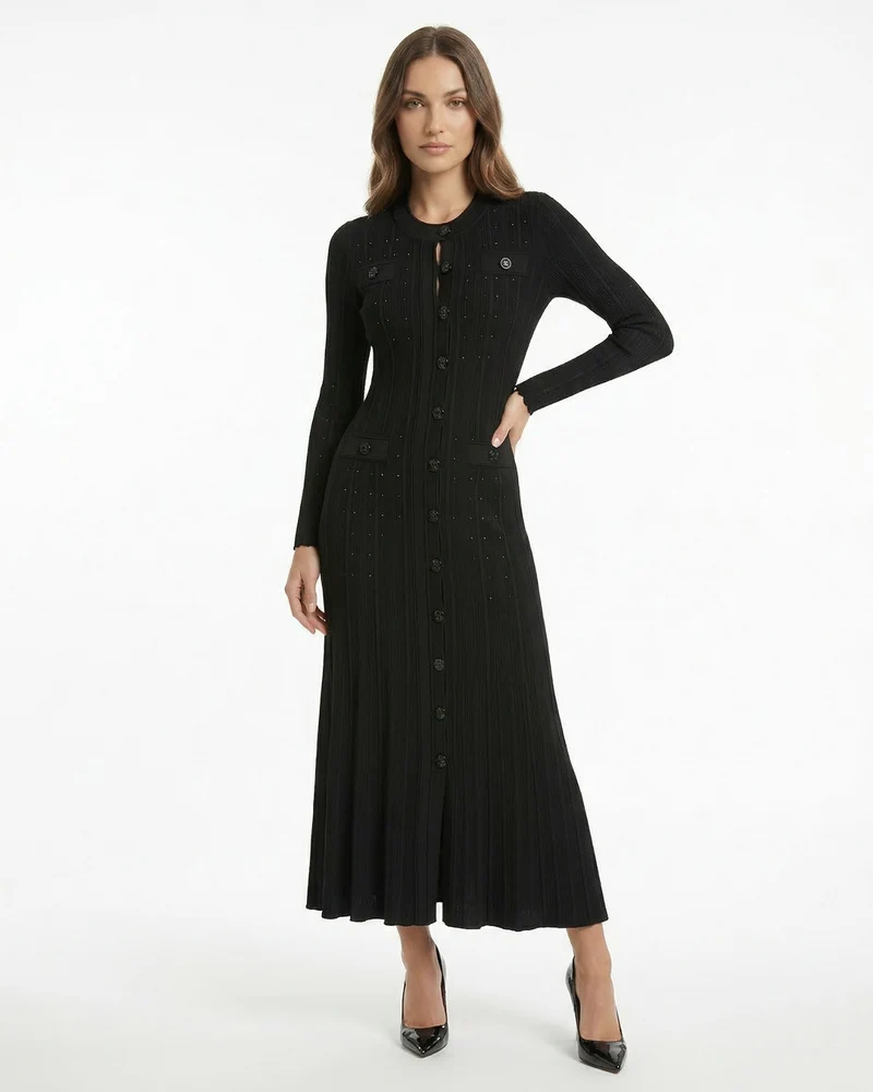Kiara Long Knitted Dress