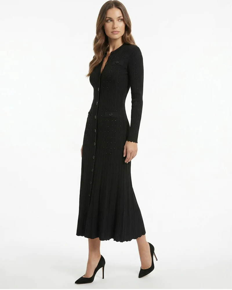 Kiara Long Knitted Dress