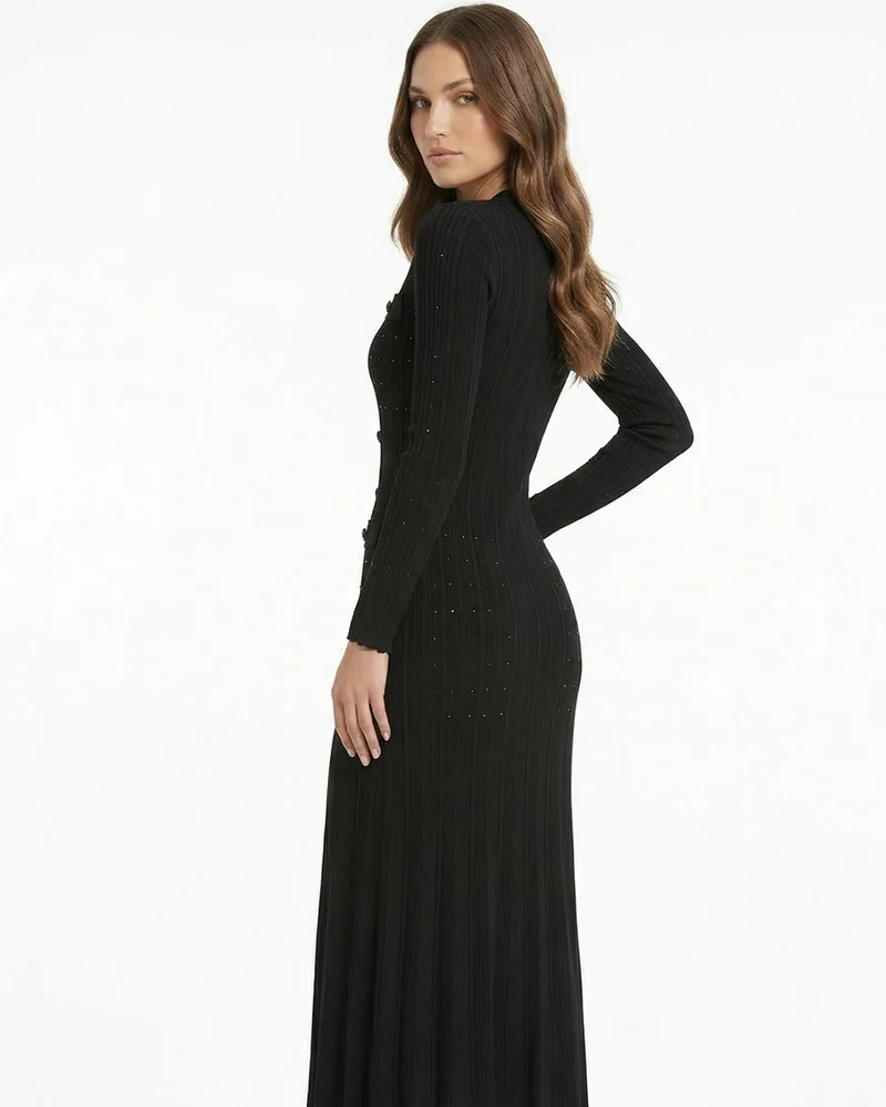 Kiara Long Knitted Dress