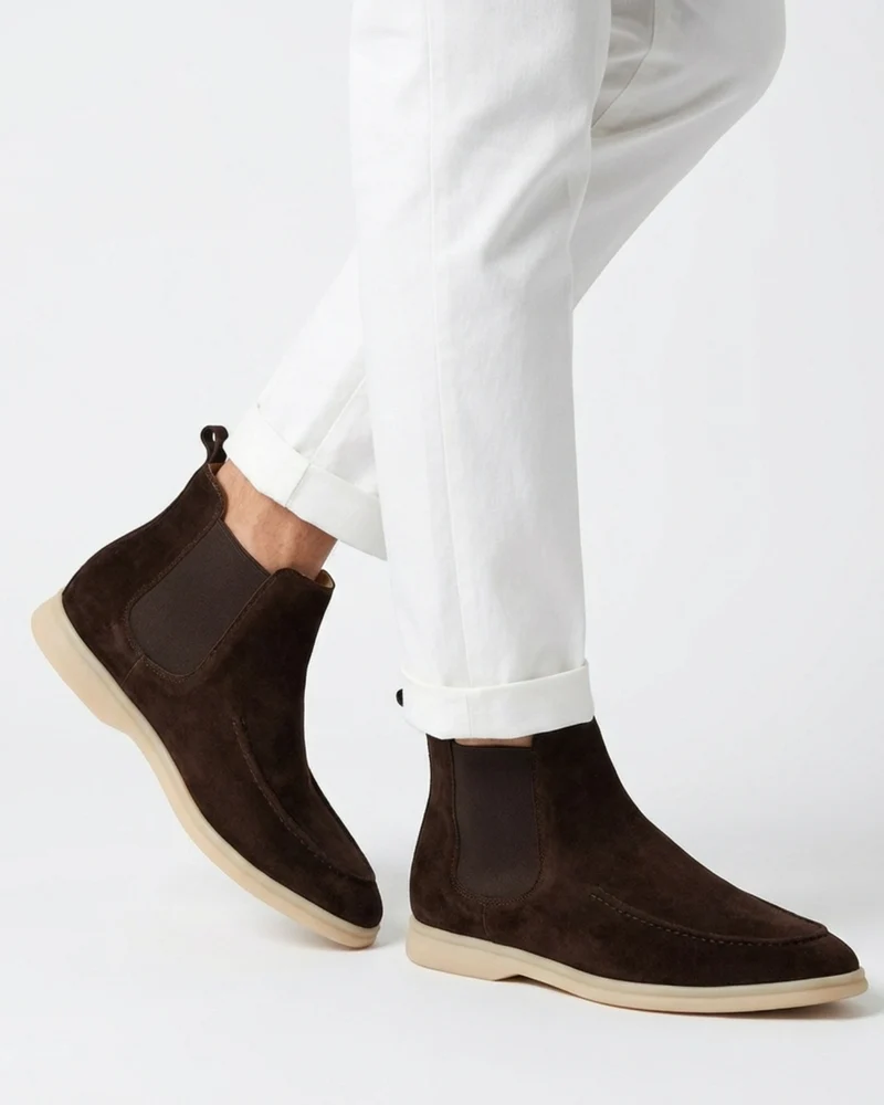 London British Leather Boots Suede
