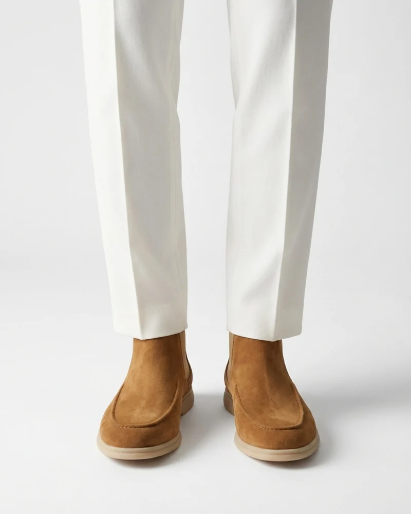 London British Leather Boots Suede