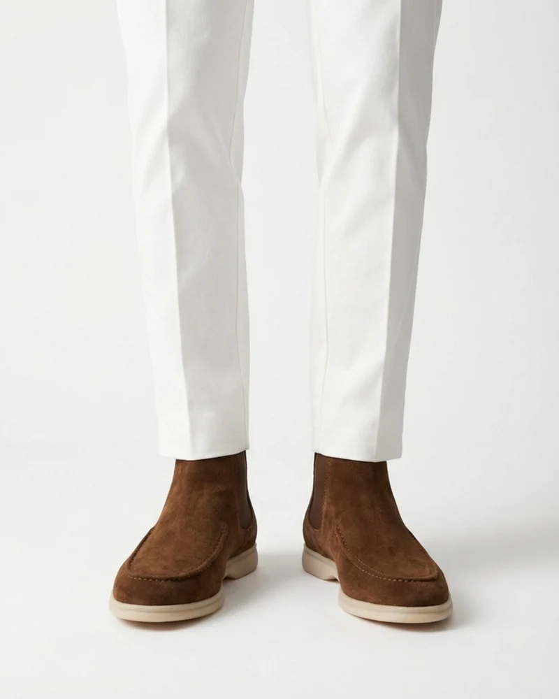 London British Leather Boots Suede