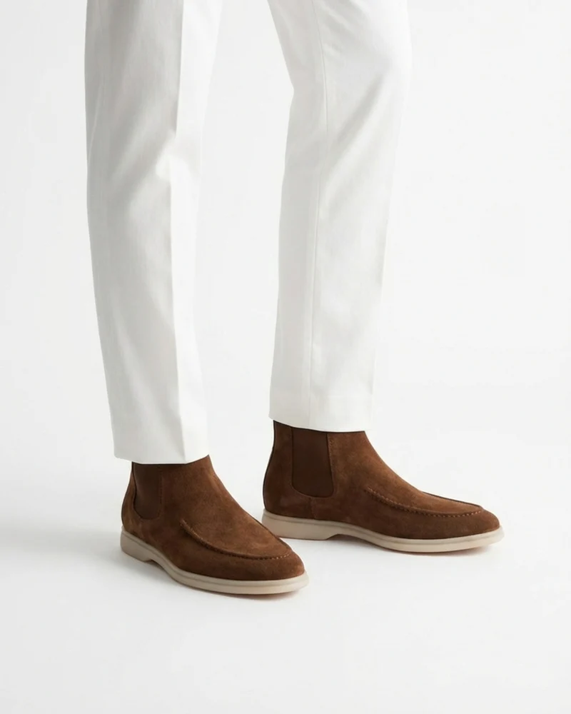 London British Leather Boots Suede