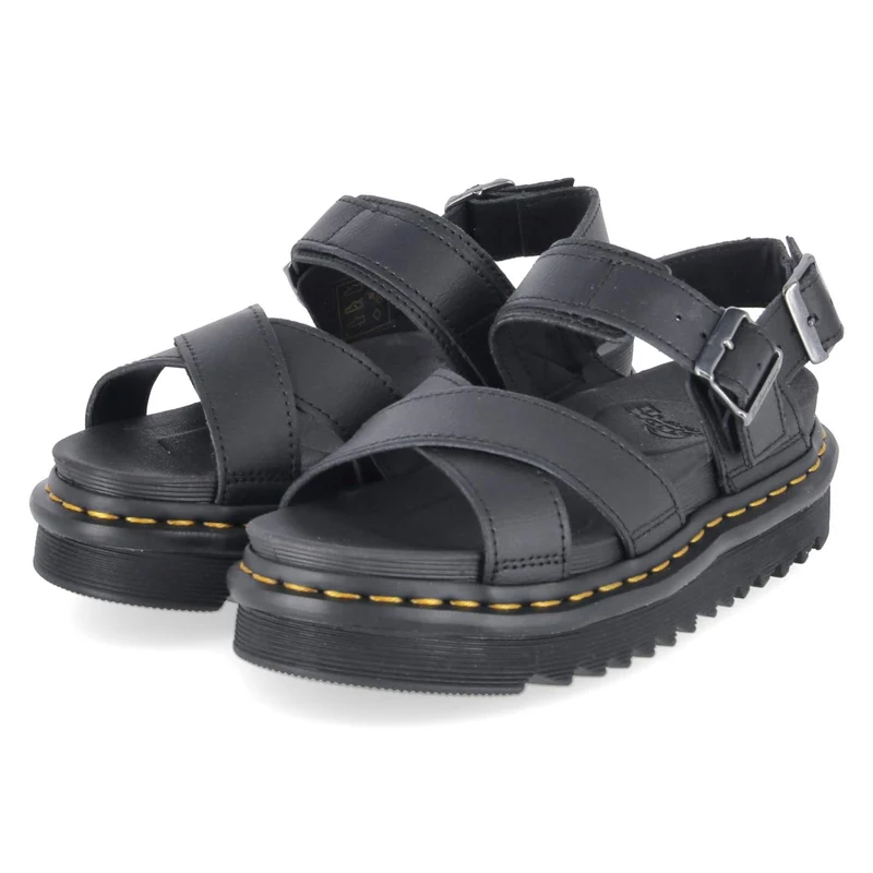 Plateau-Sandalen VOSS II Schwarz