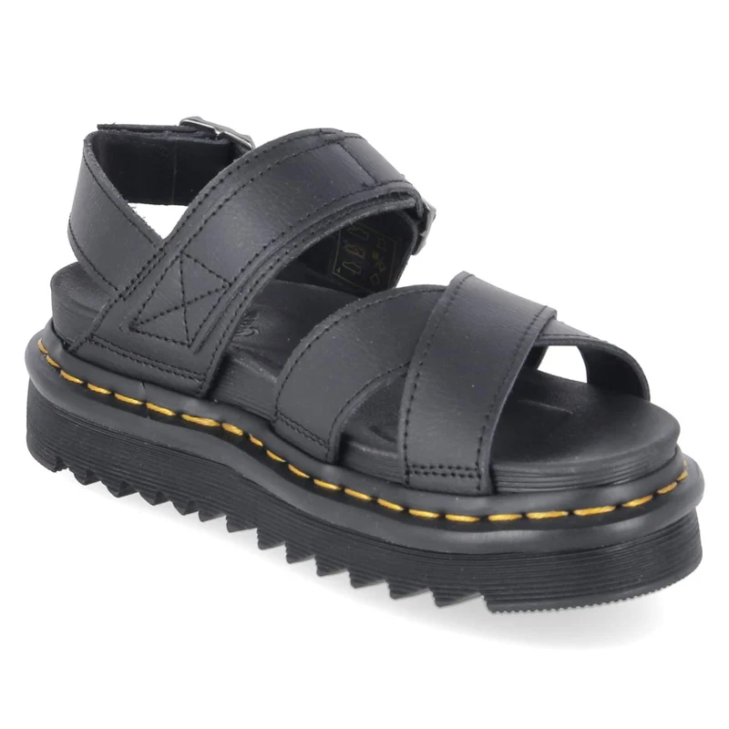 Plateau-Sandalen VOSS II Schwarz
