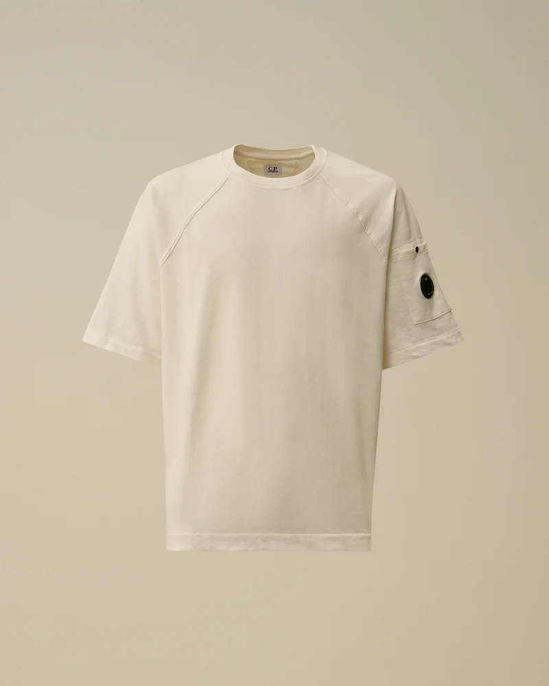 SWEATSHIRTS - SHORT SLEEVE gauze white