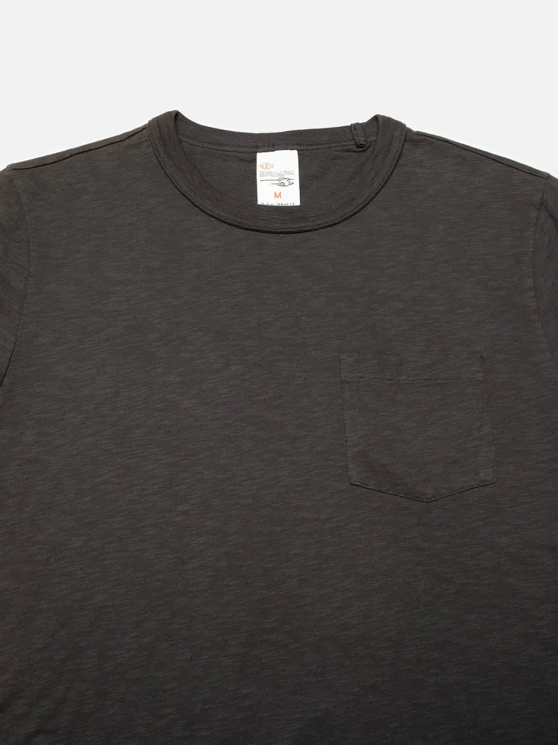 Roy Heavy Slub T-Shirt anthracite