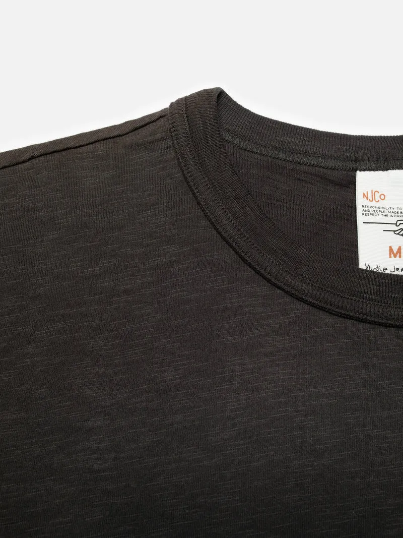 Roy Heavy Slub T-Shirt anthracite