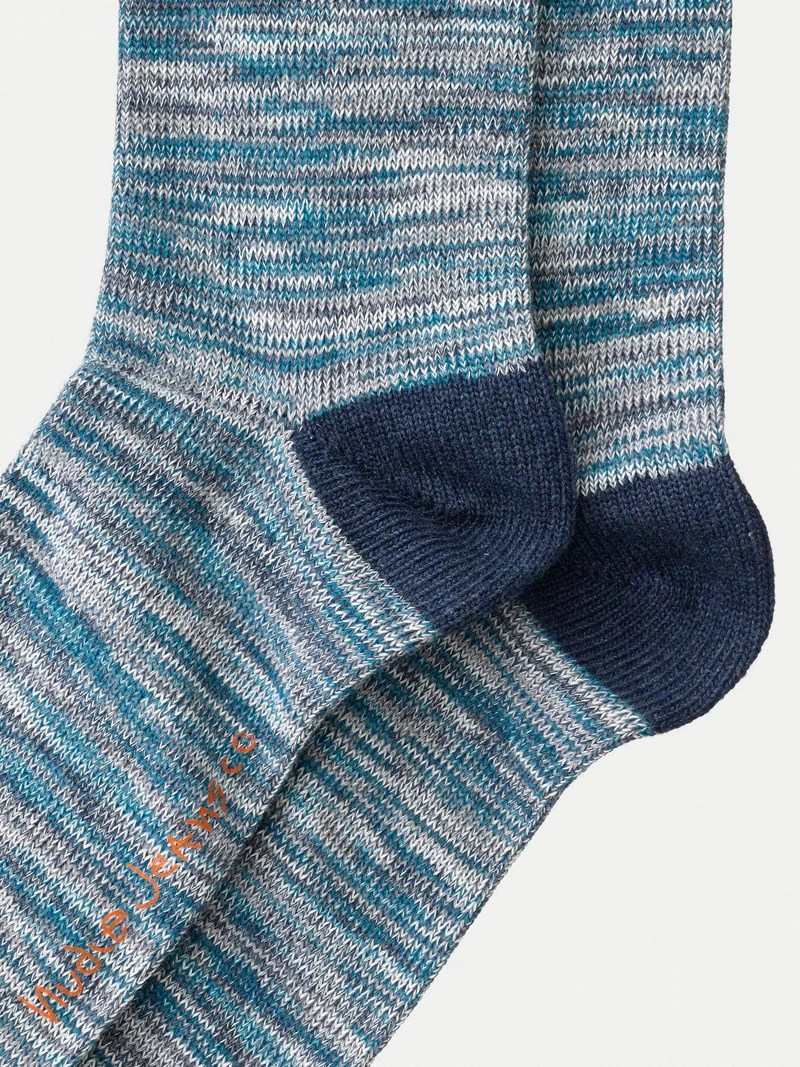 Rasmusson Multi Yarn Socks blue