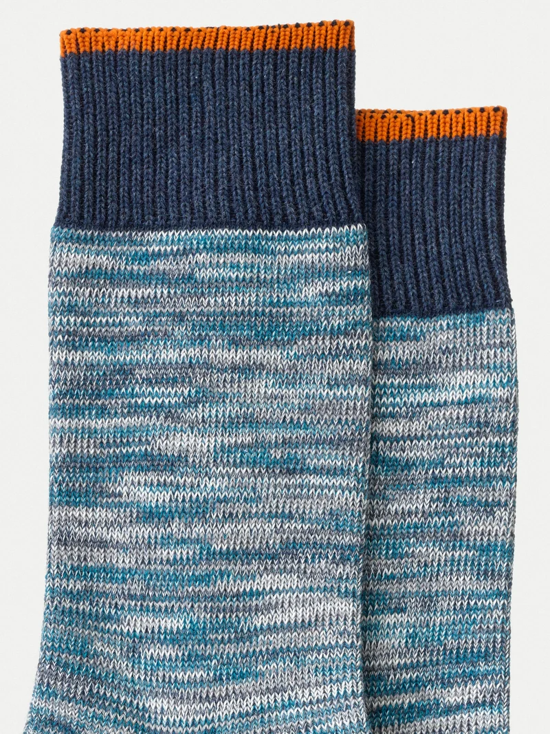 Rasmusson Multi Yarn Socks blue